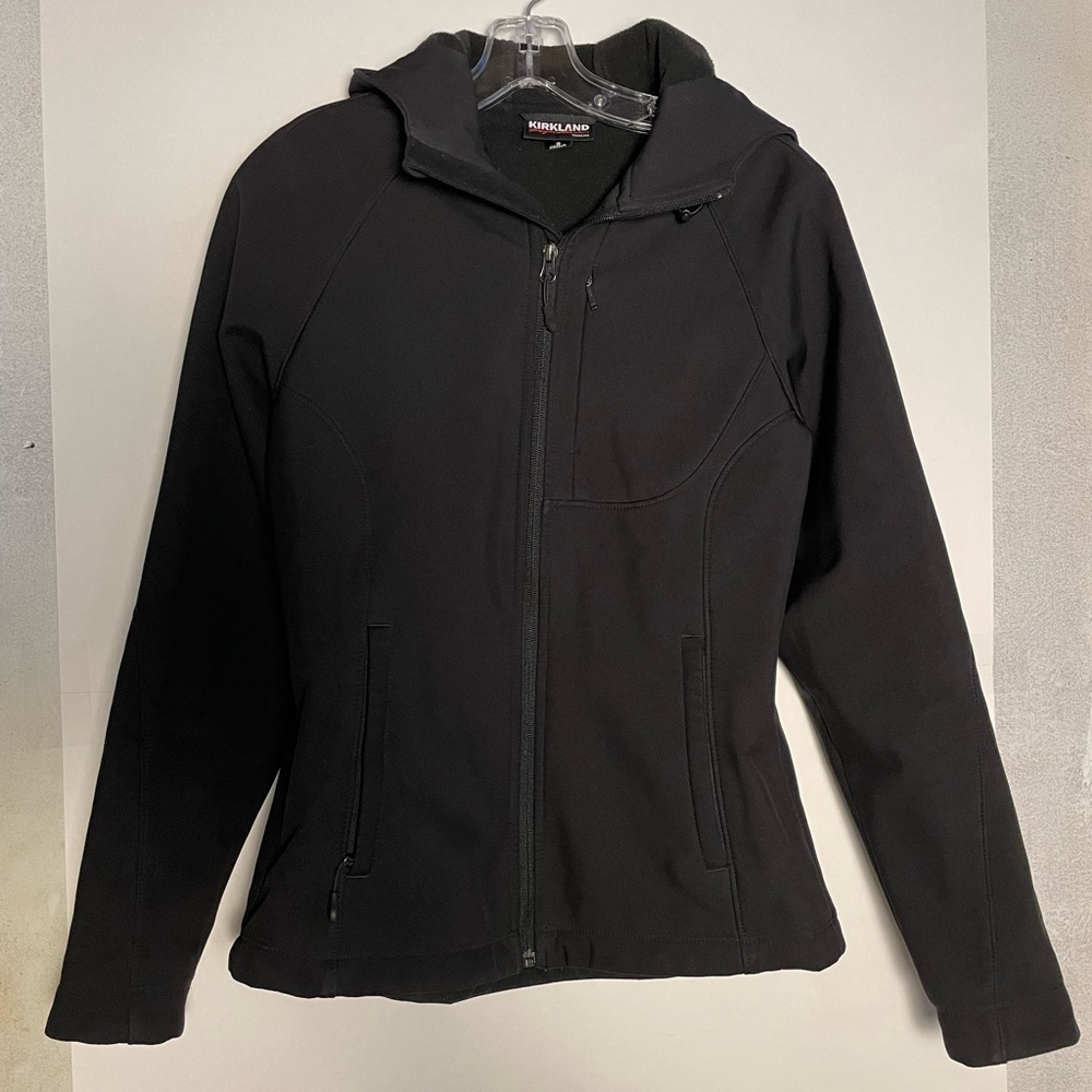 Kirkland Signature Black Ski Jacket Hoodie Performance Fit, size S